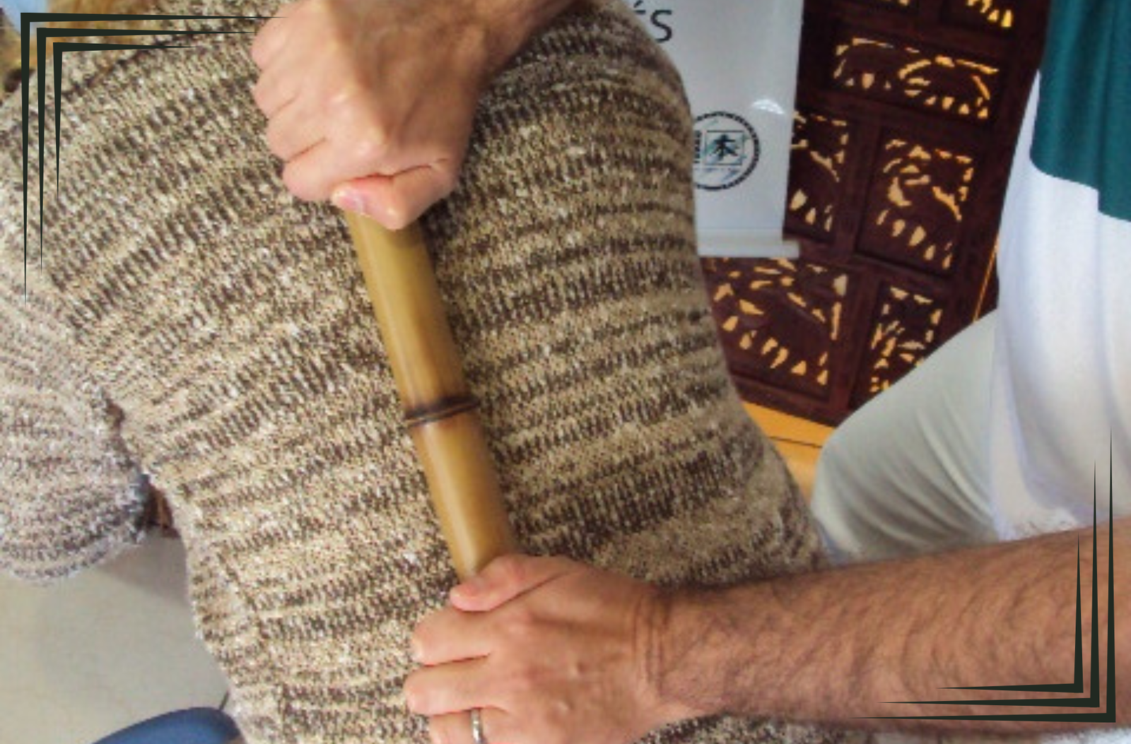 Quick massage com bambu
